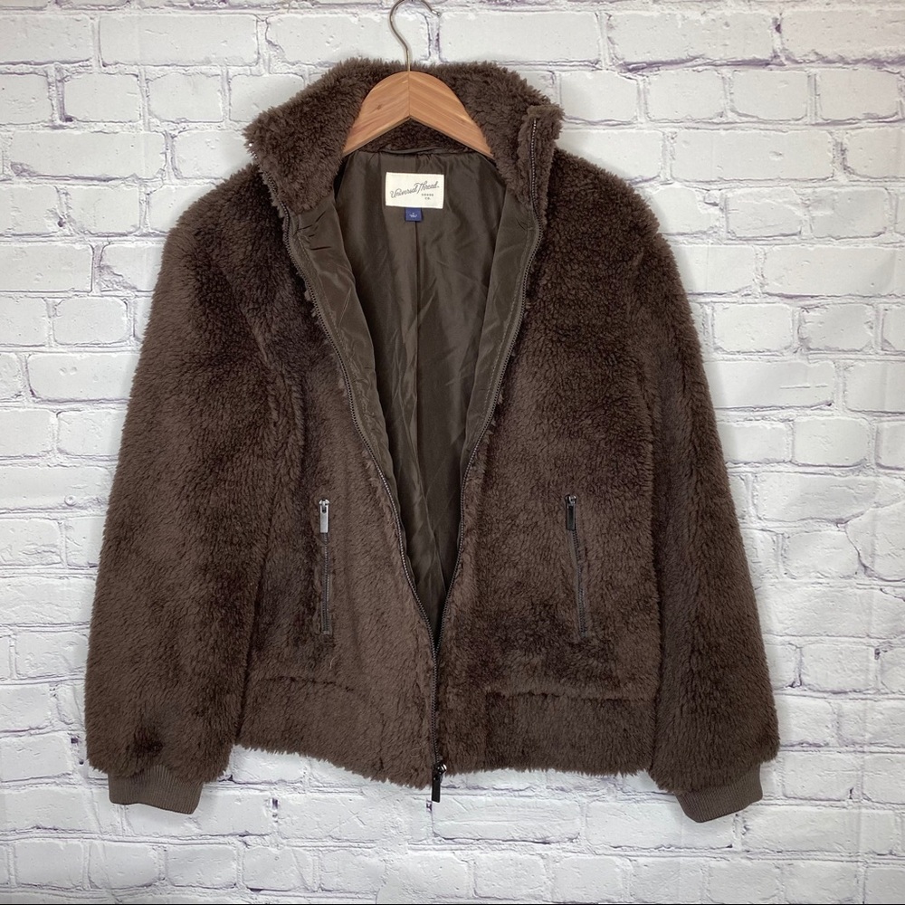 Universal Thread Fleece Bomber Jacket - image 2